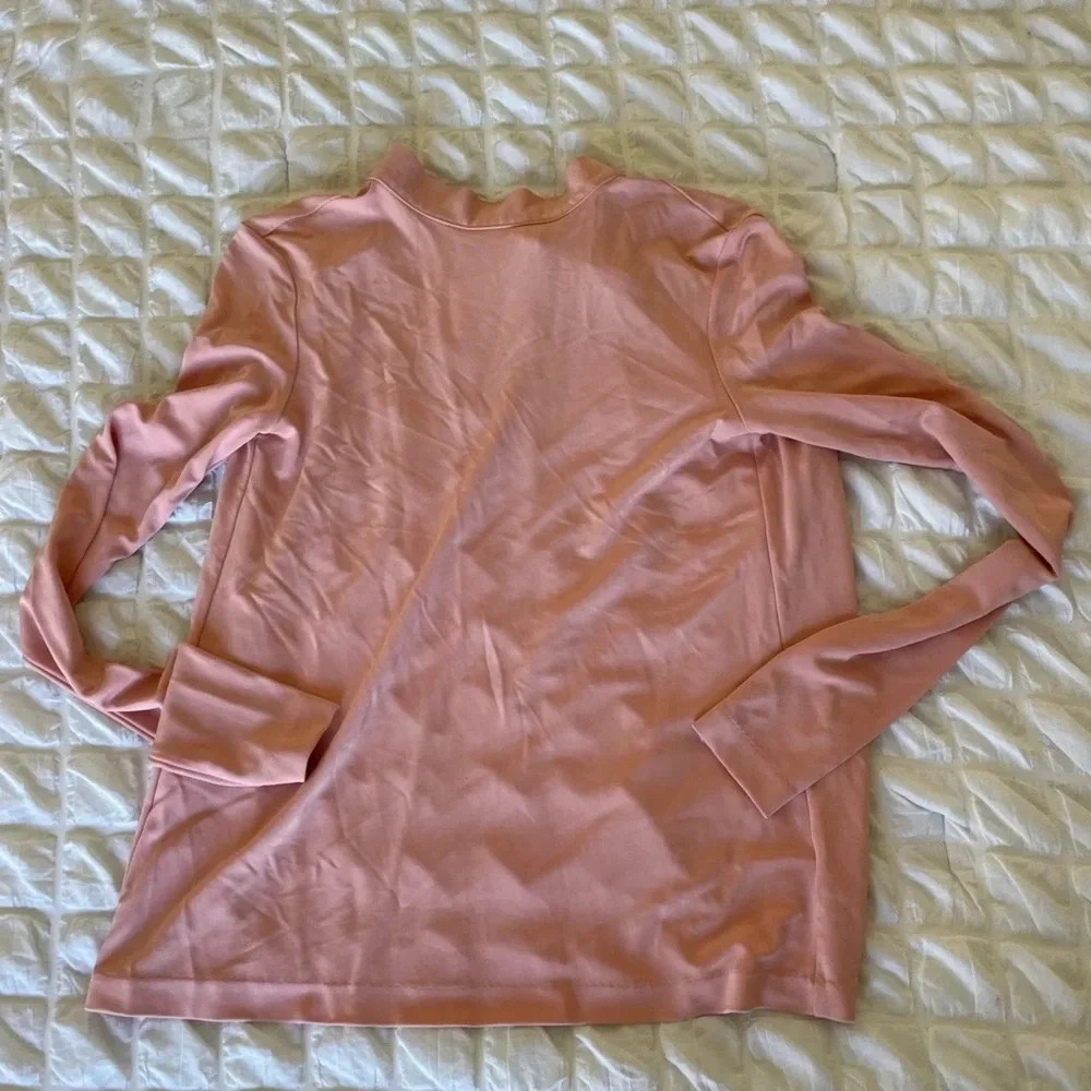 Wilfred Aritzia pink back tie open back top